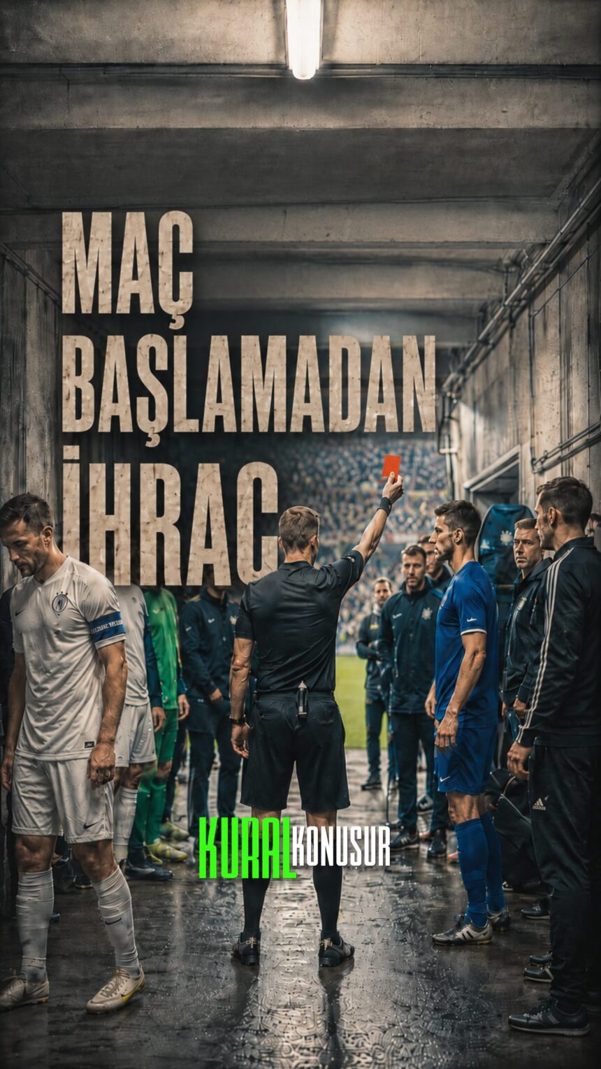 Kırmızı kart gördü ama takım yine 11 kişi başladı! 😳⚽