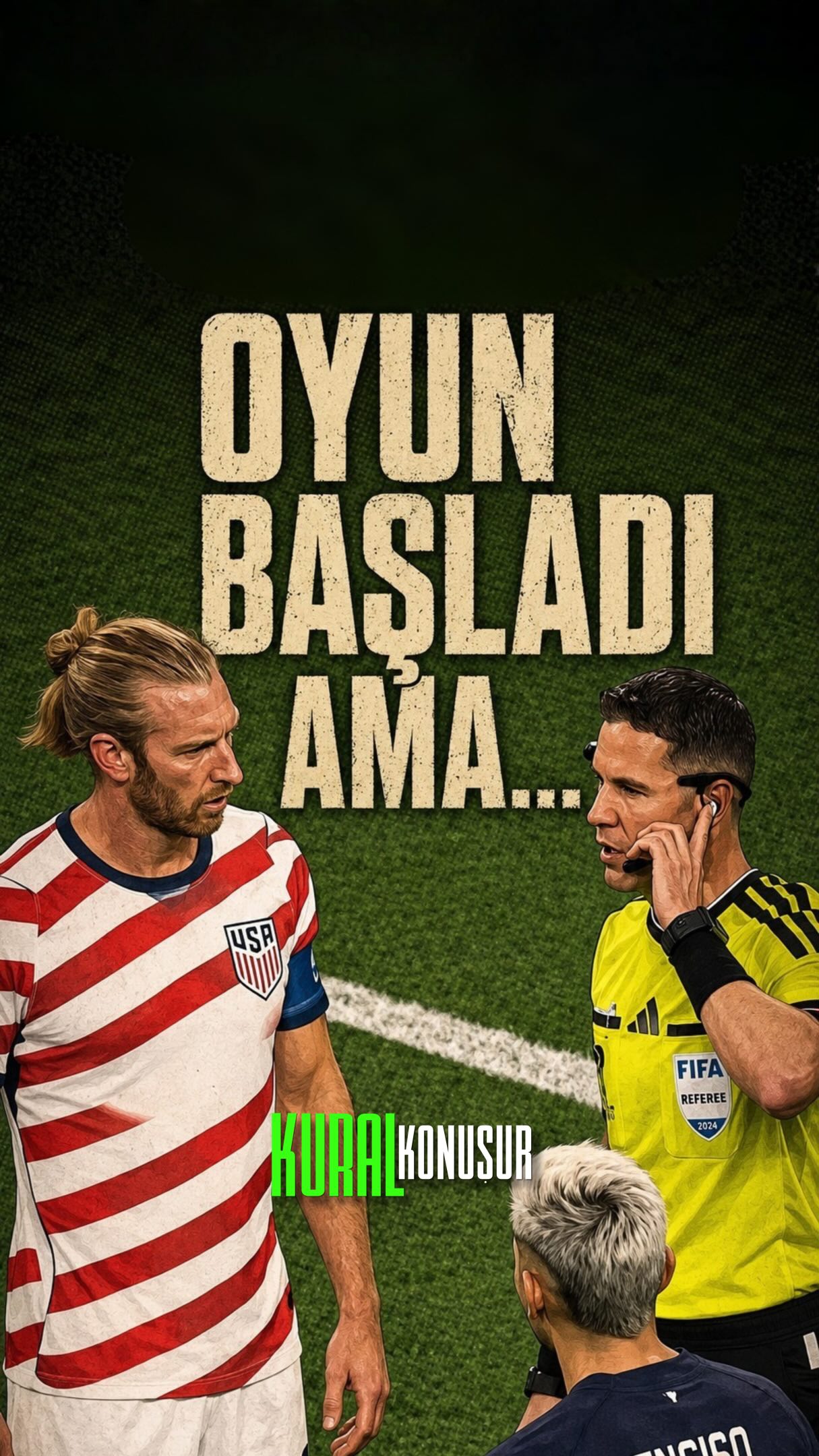 Dün oynanan Amerika - Paraguay maçında ilginç bir olay yaşandı.