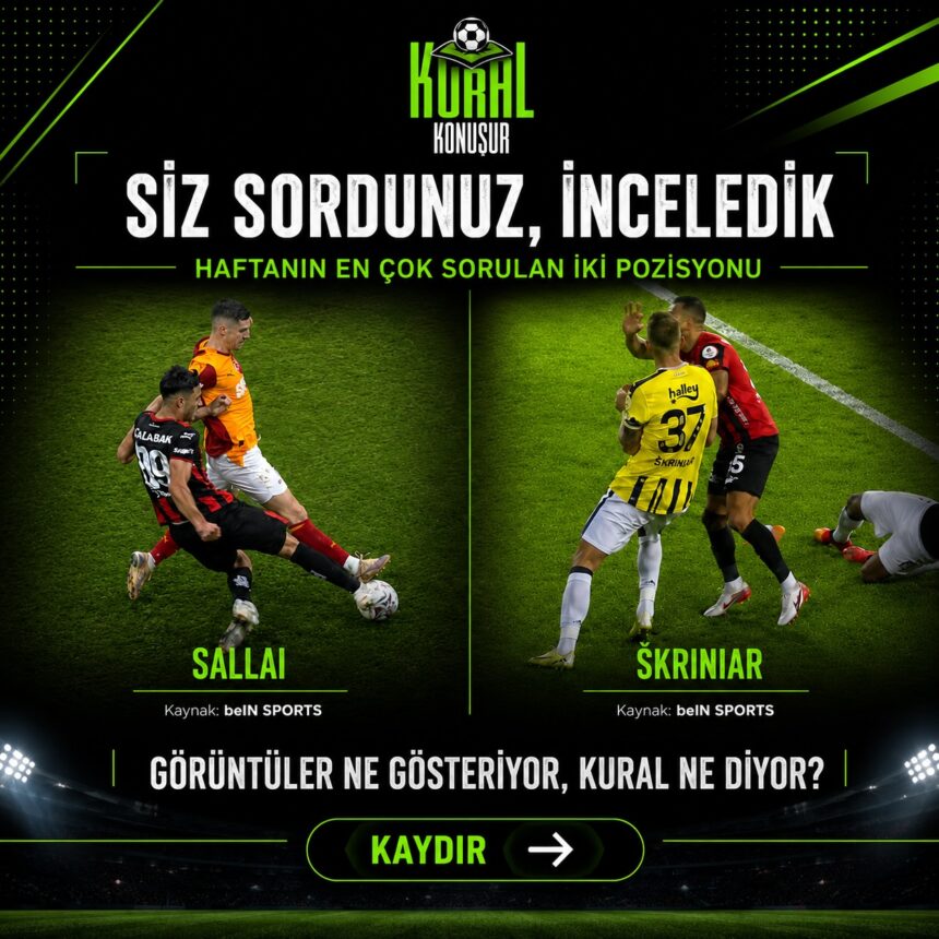 Haftanın en çok tartışılan pozisyonlarından ikisini görüntüler ve IFAB Kural 12 üzerinden inceledik. ⚖️⚽