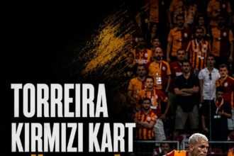 Torreira rakibinin ayağına bastı ama kırmızı kart görmedi. 🟥