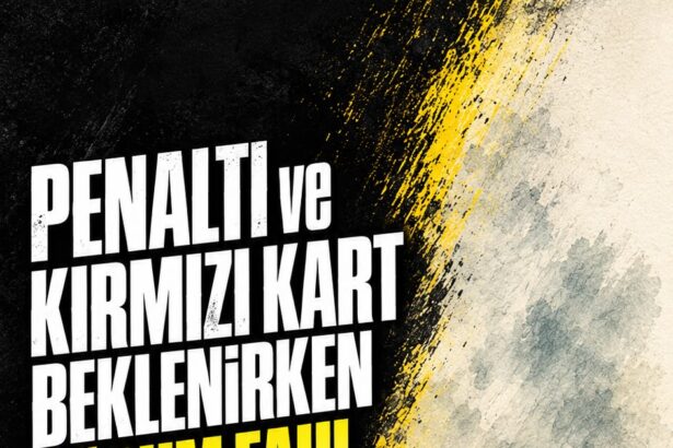 Amedspor–Beşiktaş maçında Beşiktaş penaltı bekledi, hakem ise Vlahović aleyhine faul verdi.