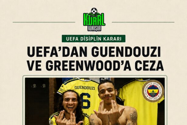 UEFA, Olympique Lyon–Fenerbahçe maçının ardından disiplin kararlarını açıkladı.
