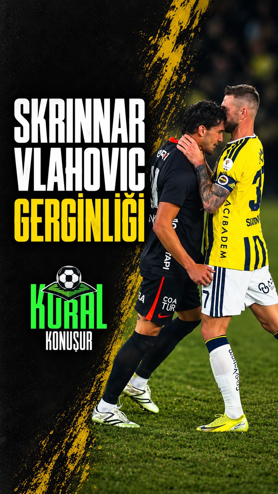 Derbinin en büyük savaşı skor tabelasında değil, Škriniar ile Vlahović arasında yaşandı.