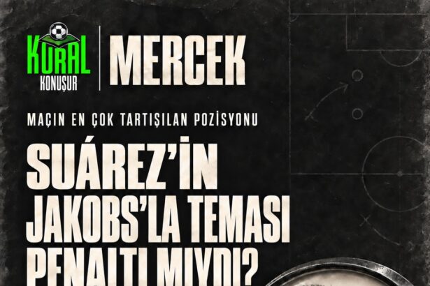 54.dakikada Suárez, Jakobs’un yere basılı ayağına takıldı ve Sporting lehine penaltı kararı verildi.