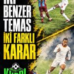 Trabzonspor–Galatasaray maçında iki müdahale, iki farklı VAR süreci.