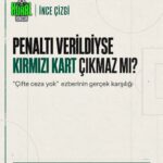“Penaltı verildiyse kırmızı kart çıkmaz.”