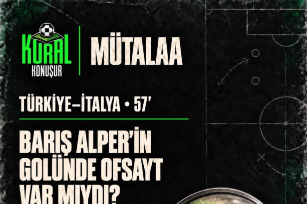 Topa dokunmadı… Peki gol neden iptal edildi? 🔍