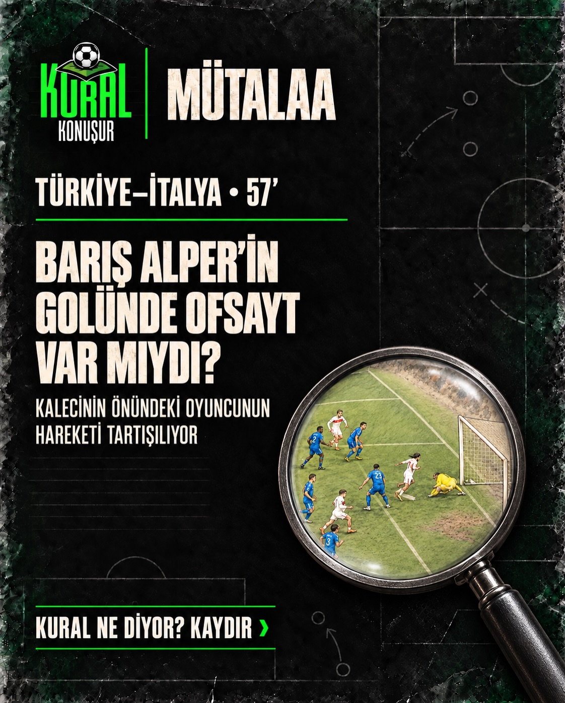 Topa dokunmadı… Peki gol neden iptal edildi? 🔍